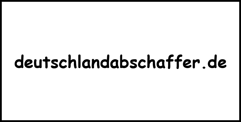 deutschlandabschaffer.de