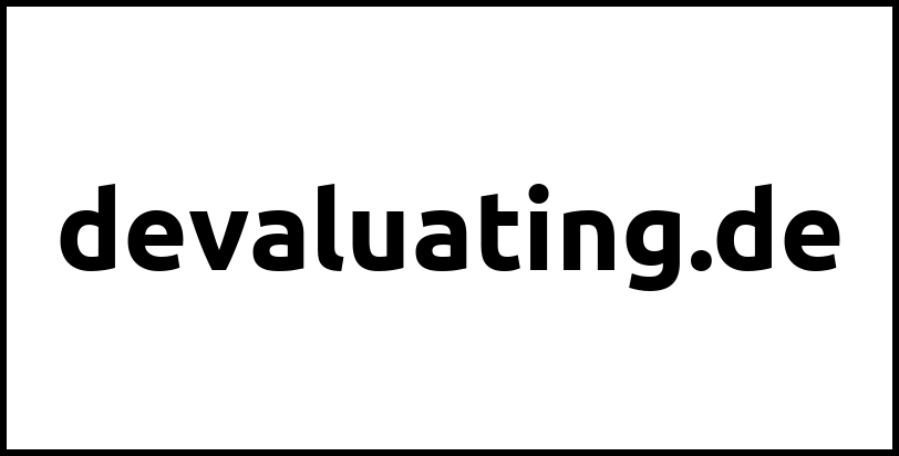 devaluating.de