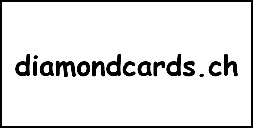 diamondcards.ch