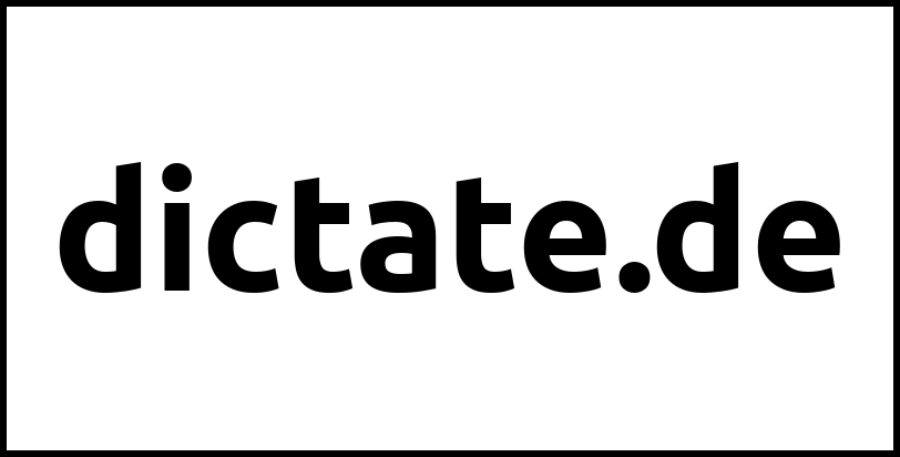 dictate.de
