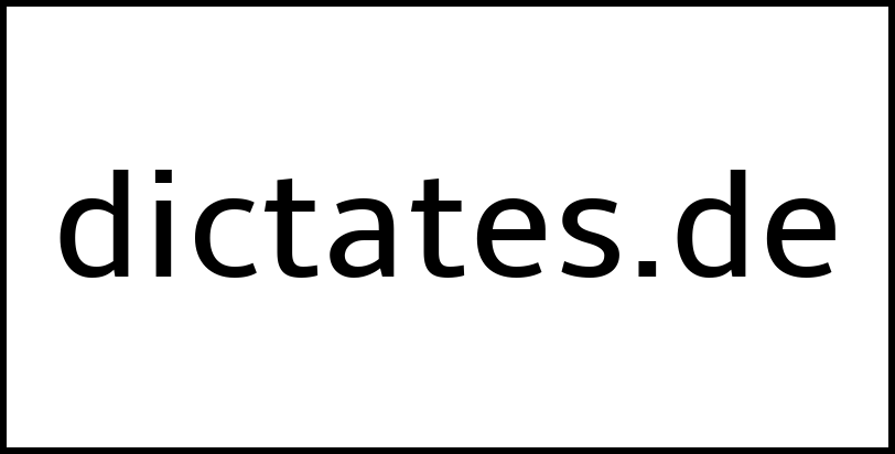 dictates.de