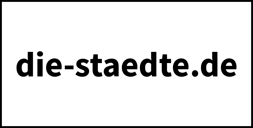 die-staedte.de