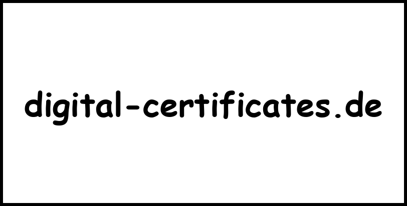 digital-certificates.de