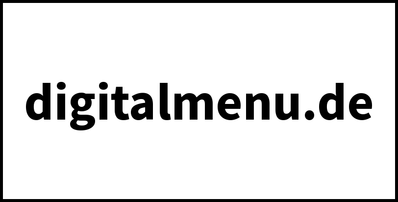 digitalmenu.de