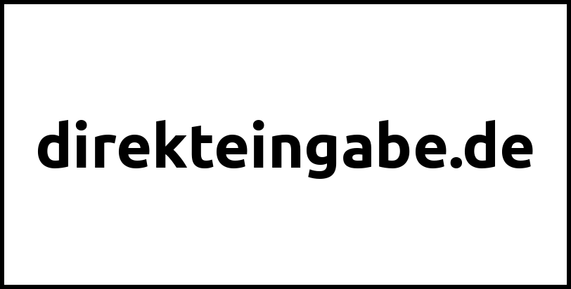 direkteingabe.de