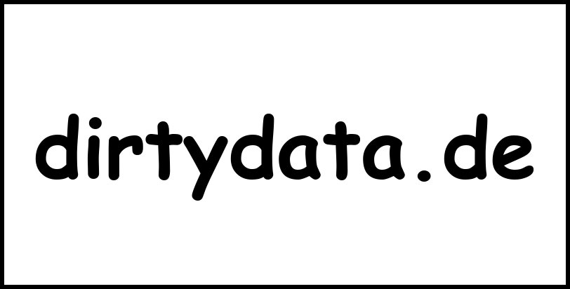 dirtydata.de