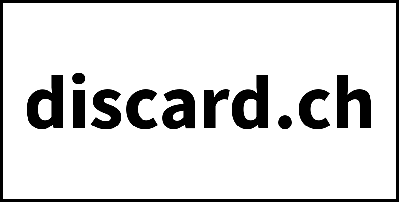 discard.ch