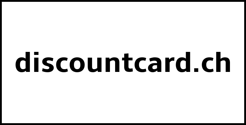 discountcard.ch