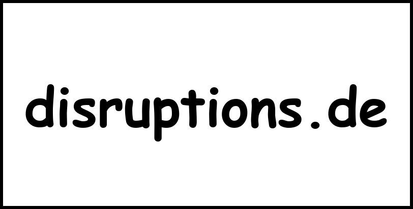 disruptions.de