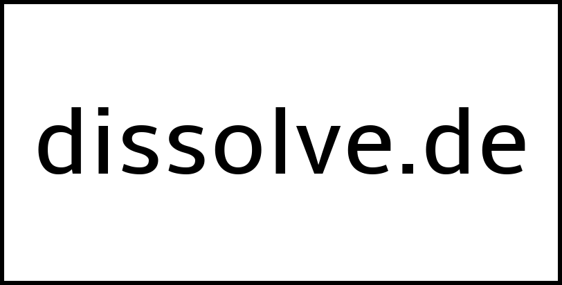 dissolve.de