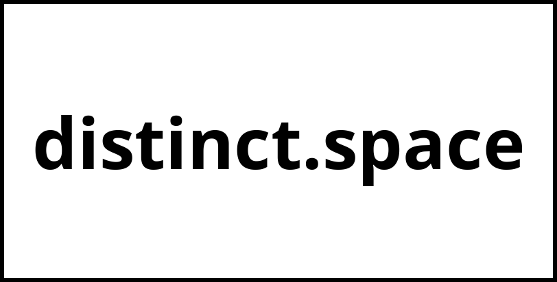 distinct.space