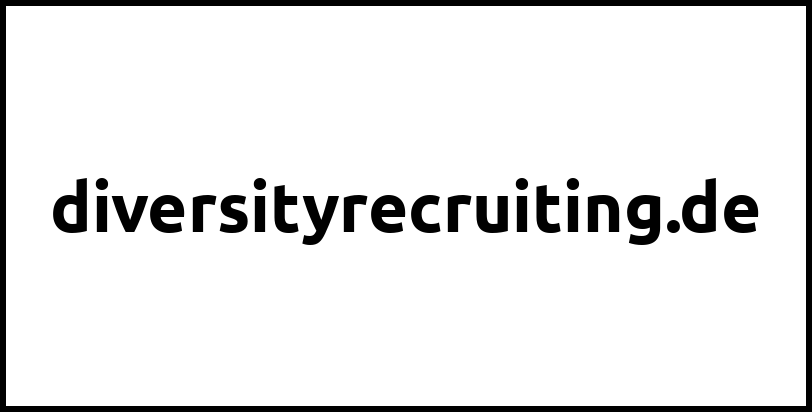 diversityrecruiting.de