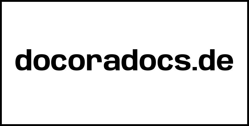 docoradocs.de
