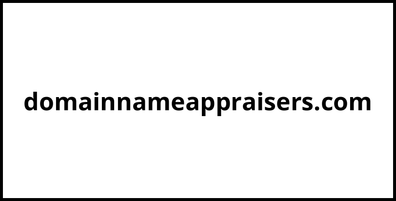 domainnameappraisers.com