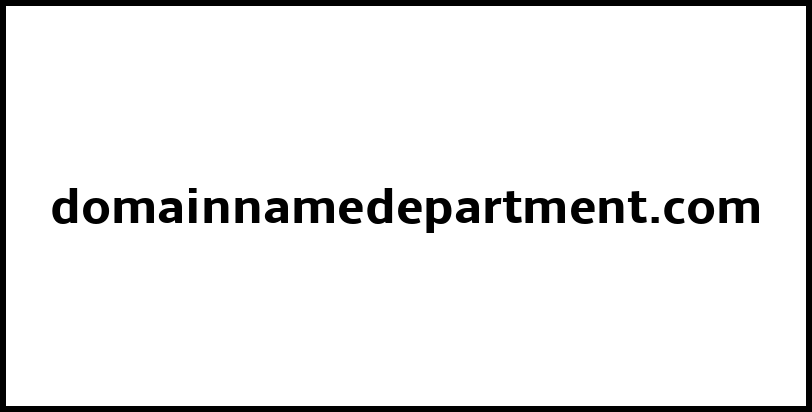 domainnamedepartment.com