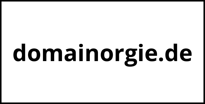 domainorgie.de