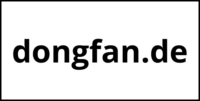 dongfan.de