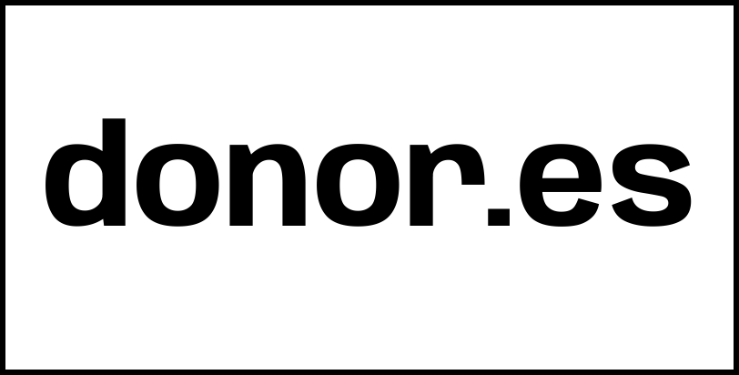 donor.es