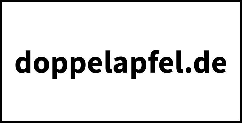 doppelapfel.de