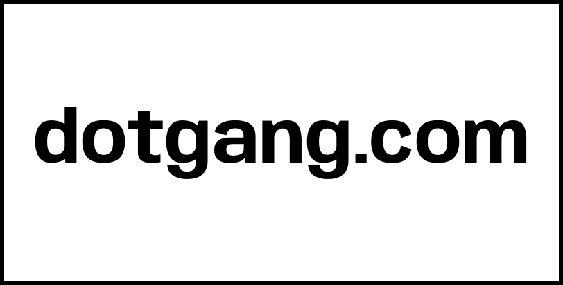 dotgang.com