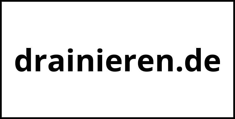 drainieren.de
