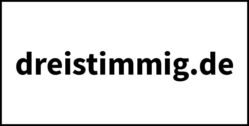 dreistimmig.de
