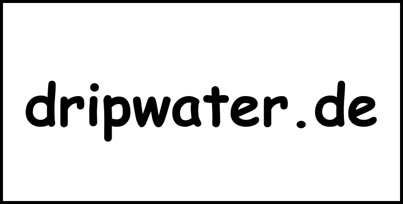 dripwater.de