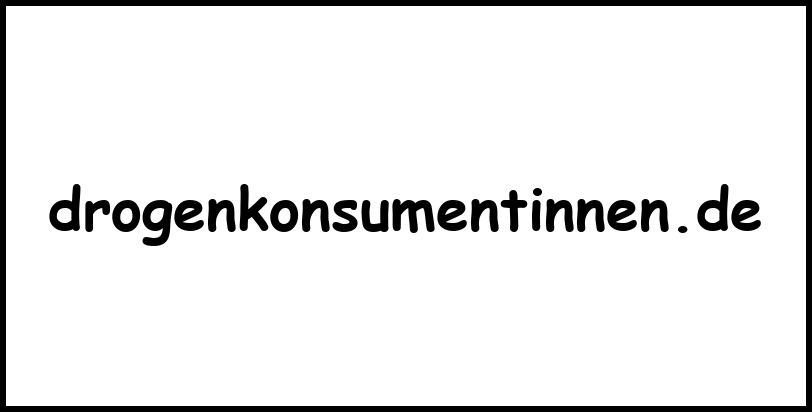 drogenkonsumentinnen.de