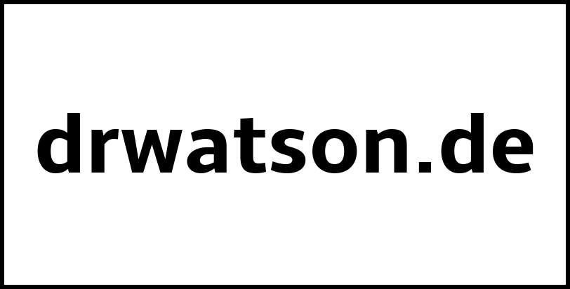 drwatson.de