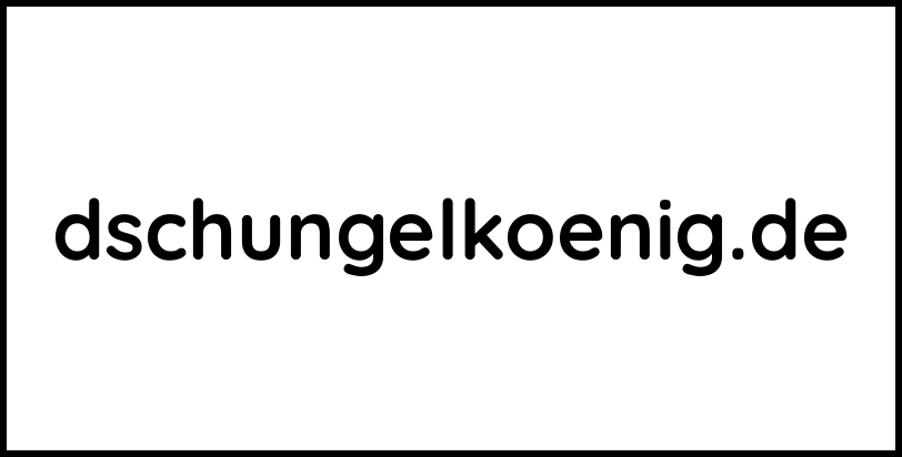 dschungelkoenig.de