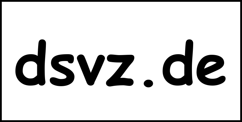 dsvz.de