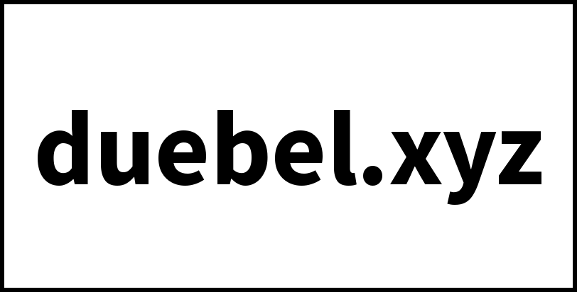 duebel.xyz