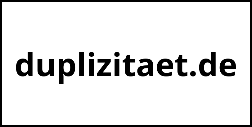 duplizitaet.de