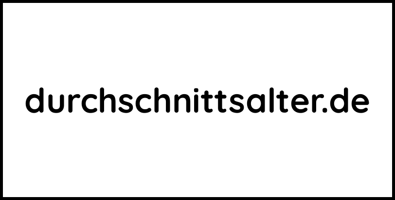 durchschnittsalter.de