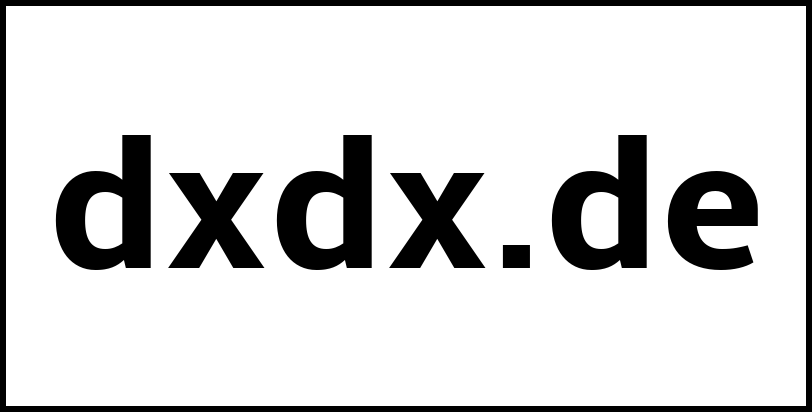 dxdx.de