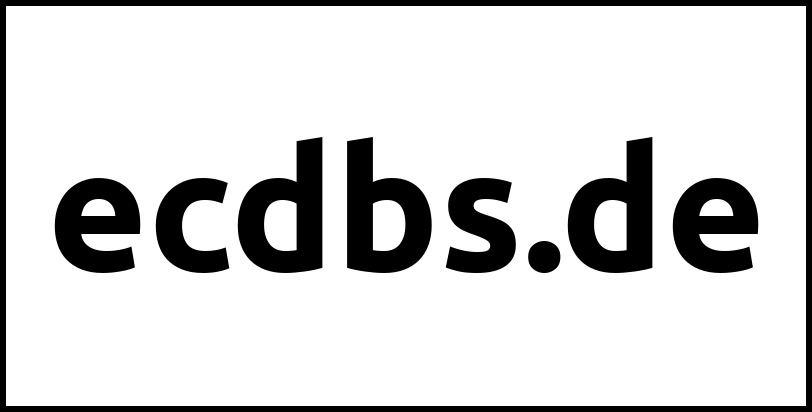 ecdbs.de