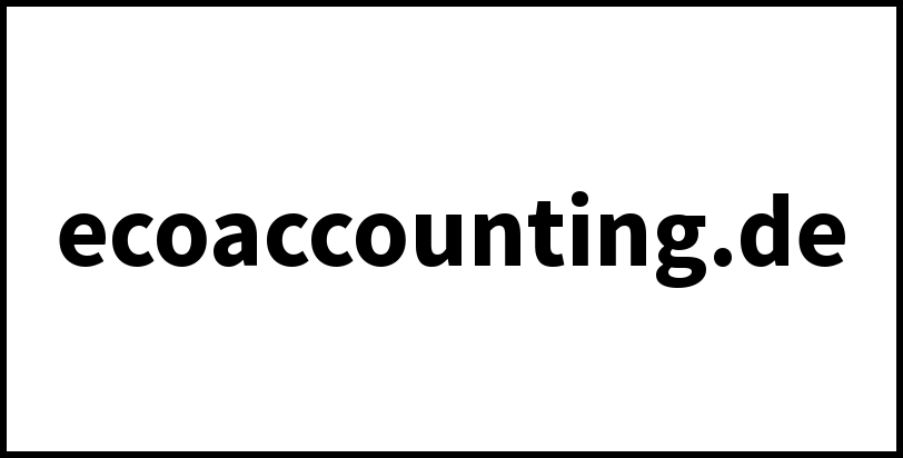 ecoaccounting.de