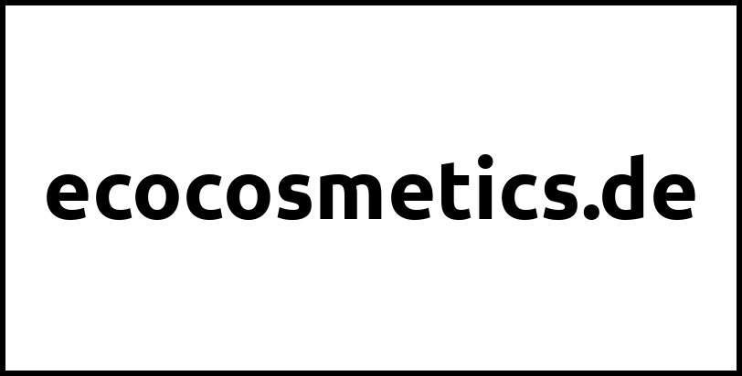 ecocosmetics.de