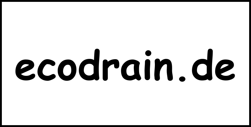 ecodrain.de