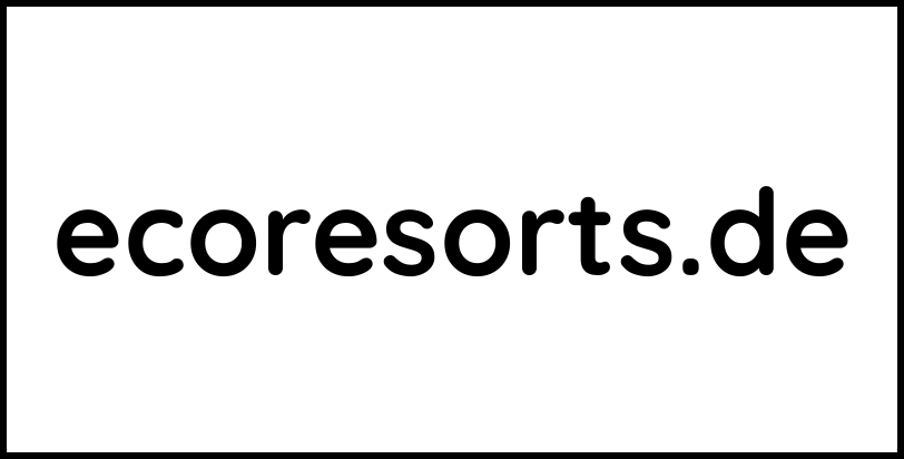 ecoresorts.de
