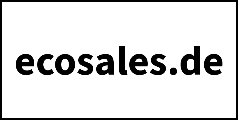 ecosales.de