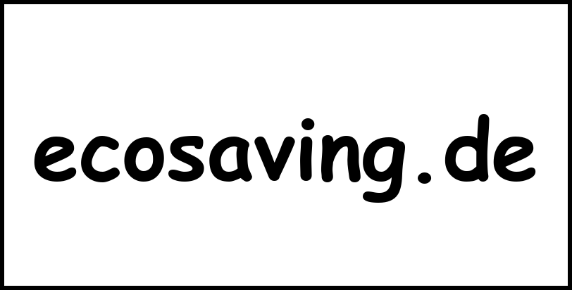 ecosaving.de