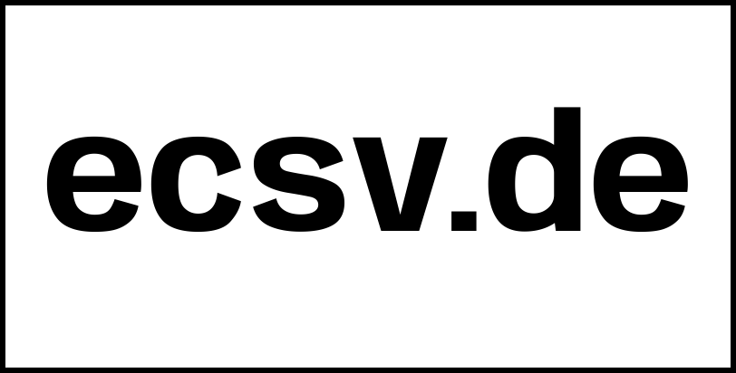 ecsv.de