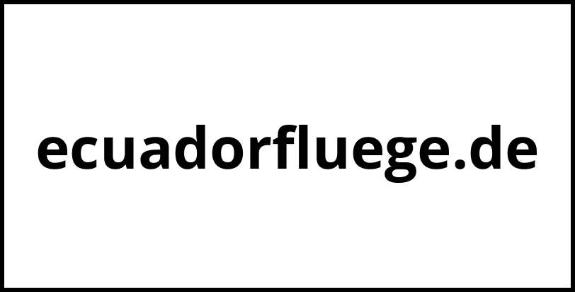 ecuadorfluege.de