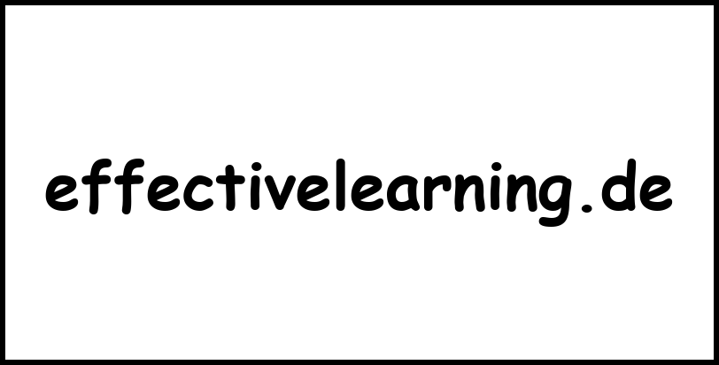 effectivelearning.de