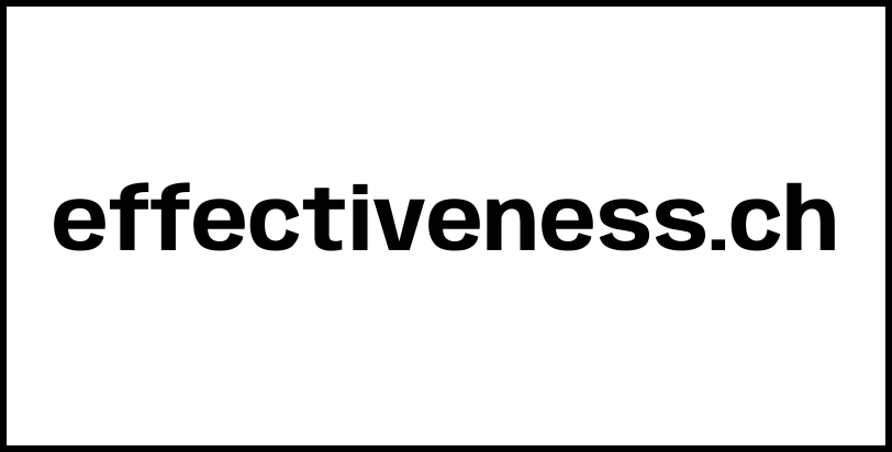 effectiveness.ch