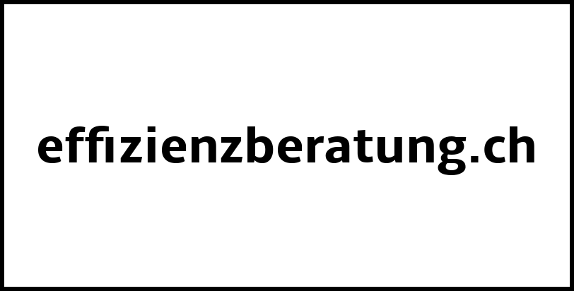 effizienzberatung.ch