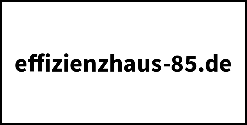 effizienzhaus-85.de