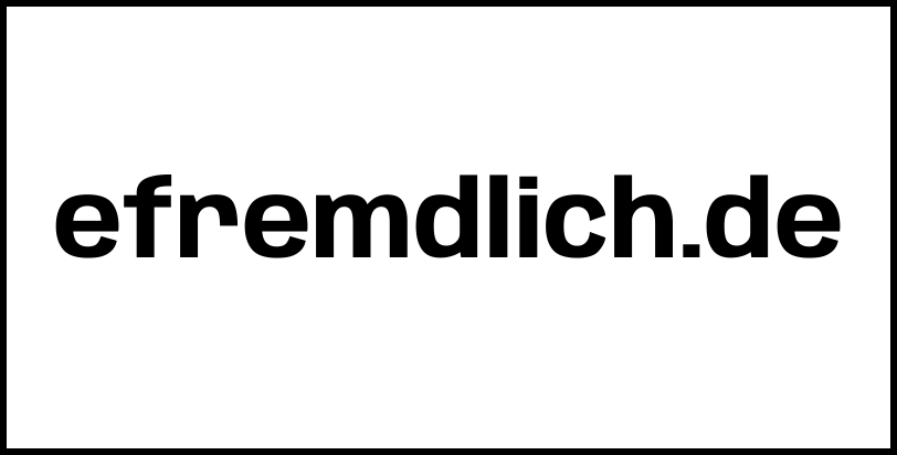 efremdlich.de