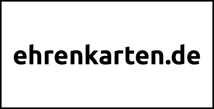 ehrenkarten.de